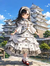 つらら「すごいプリントのドレスですね…」