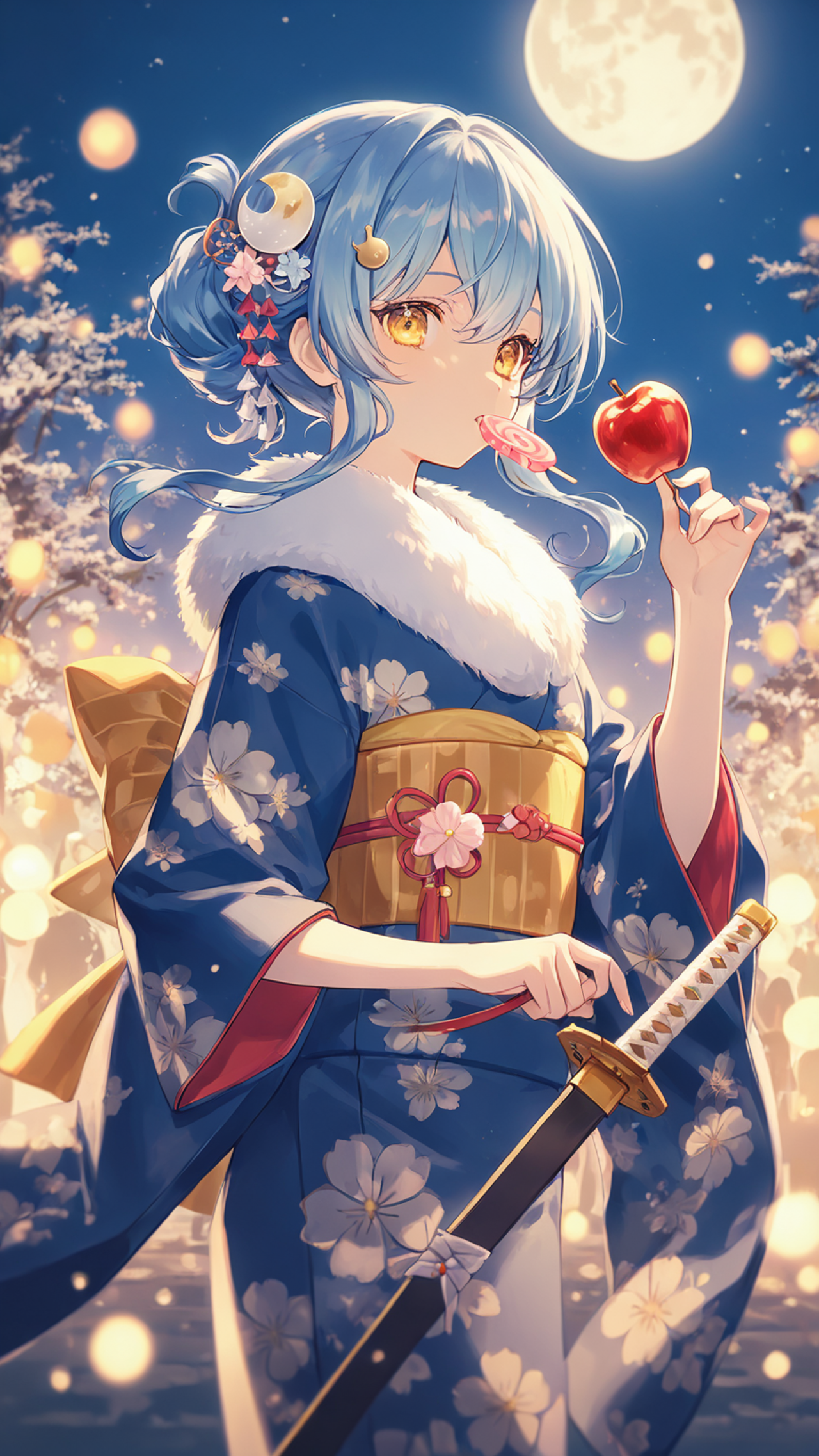 青 — ベネスティアさんのAIイラスト