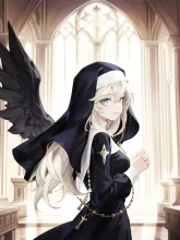 黒翼の天使 — おっさんさんのAIイラスト
