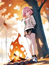 秋…焚き火