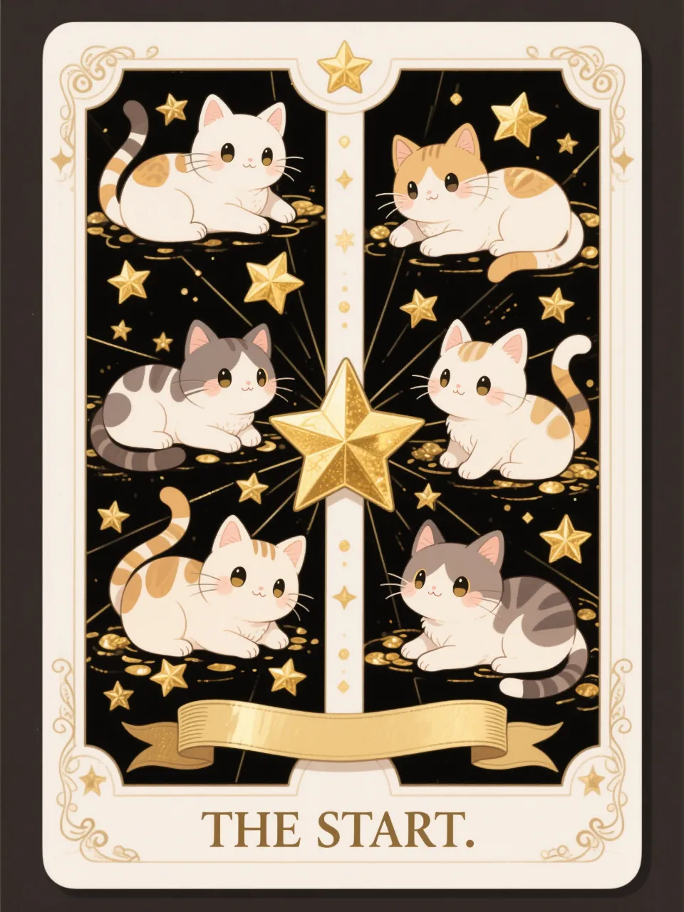 星のカードだにゃん🐱🐱🐱🐱🐱🐱