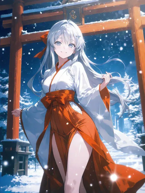 A tall - 巫女 vs シスター
