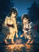 線香花火の夜·チャレンジ の投稿作品