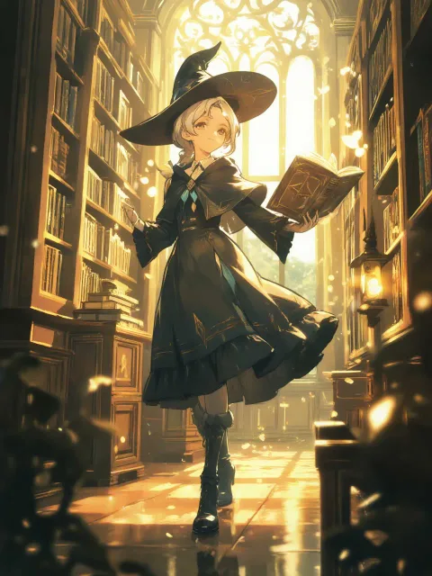 図書館の魔法使い