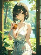 冷たい麦茶の食卓·初夏チャレンジ の投稿作品