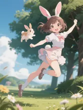 兎耳少女