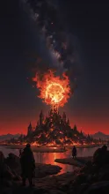 どんな時も広がる星空 — はるるさんのAIイラスト