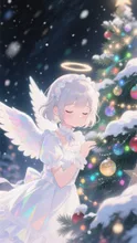 聖夜の祈り — 鉛筆画・色鉛筆風アートのAIイラスト｜SUPPART