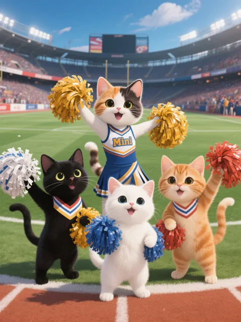 がんばってにゃん🐱🐱🐱🐱