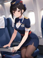 画像生成チャレンジ·スチュワーデス の投稿作品