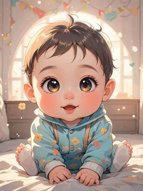 心を温めてくれる赤ちゃん - 画像生成チャレンジ