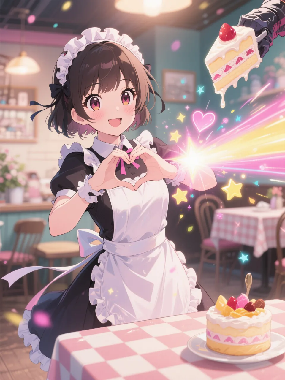 美味しくなれ光線 — れいんさんのAIイラスト