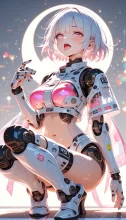 電脳少女·ネオンに灯る鋼の欲望 の投稿作品