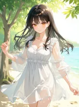 白ワンピ·夏の木漏れ日 の投稿作品