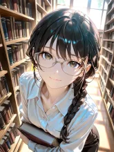 秋の図書室·前かがみの影 の投稿作品