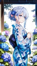 雨上がりの紫陽花·梅雨チャレンジ の投稿作品