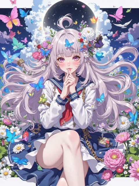 透き通るイラスト - MOKA