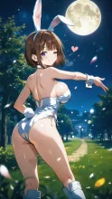 満月のバニーガール
