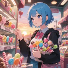 駄菓子屋の午後·今宵チャレンジ の投稿作品