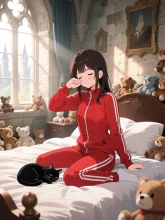 うーん、ねむい…… — miraiさんのAIイラスト