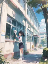 廃校間近の感謝の大掃除