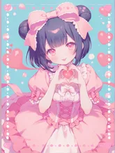 💗黒髪ロリ💗 — minto(* ˊᵕˋo🩷oさんのAIイラスト