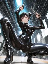 ラテックススーツ…桜島ver.