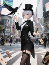 渋谷でマジック