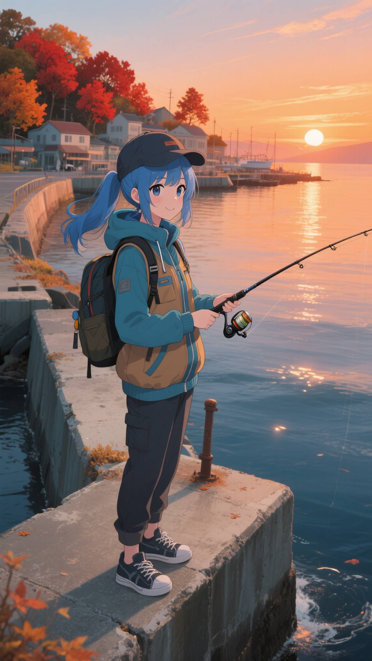 ん?ああ、アナゴ狙いなんだ。君もやるかい?😊