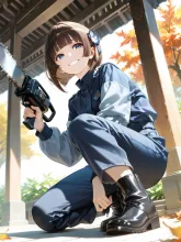 庭師には見えないなぁ~💧