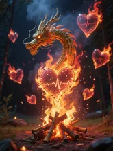 on the fire