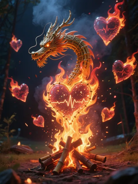 on the fire