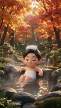 露天 秋を満喫
