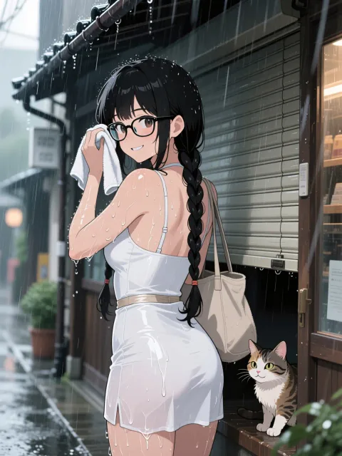 「穂蔵 灯子(ほのぐら とうこ)」の雨宿り
