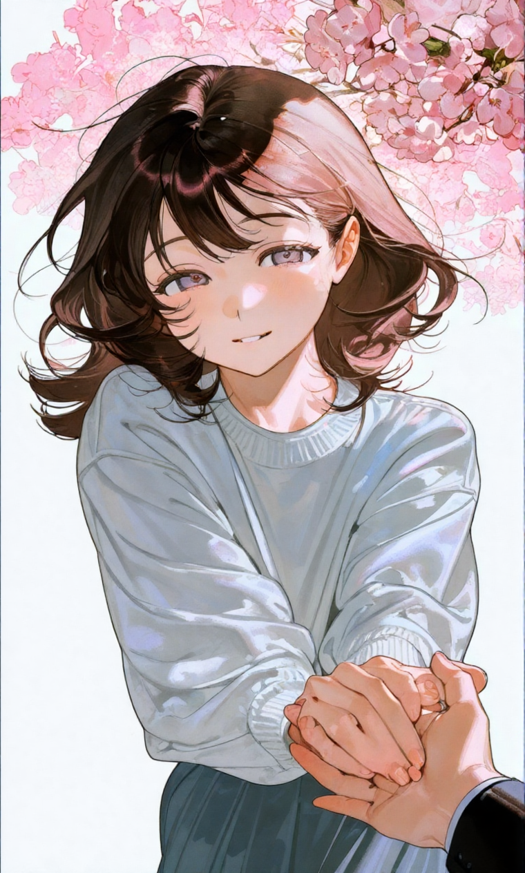 お花見デート♪ — てぃぶてぃさんのAIイラスト