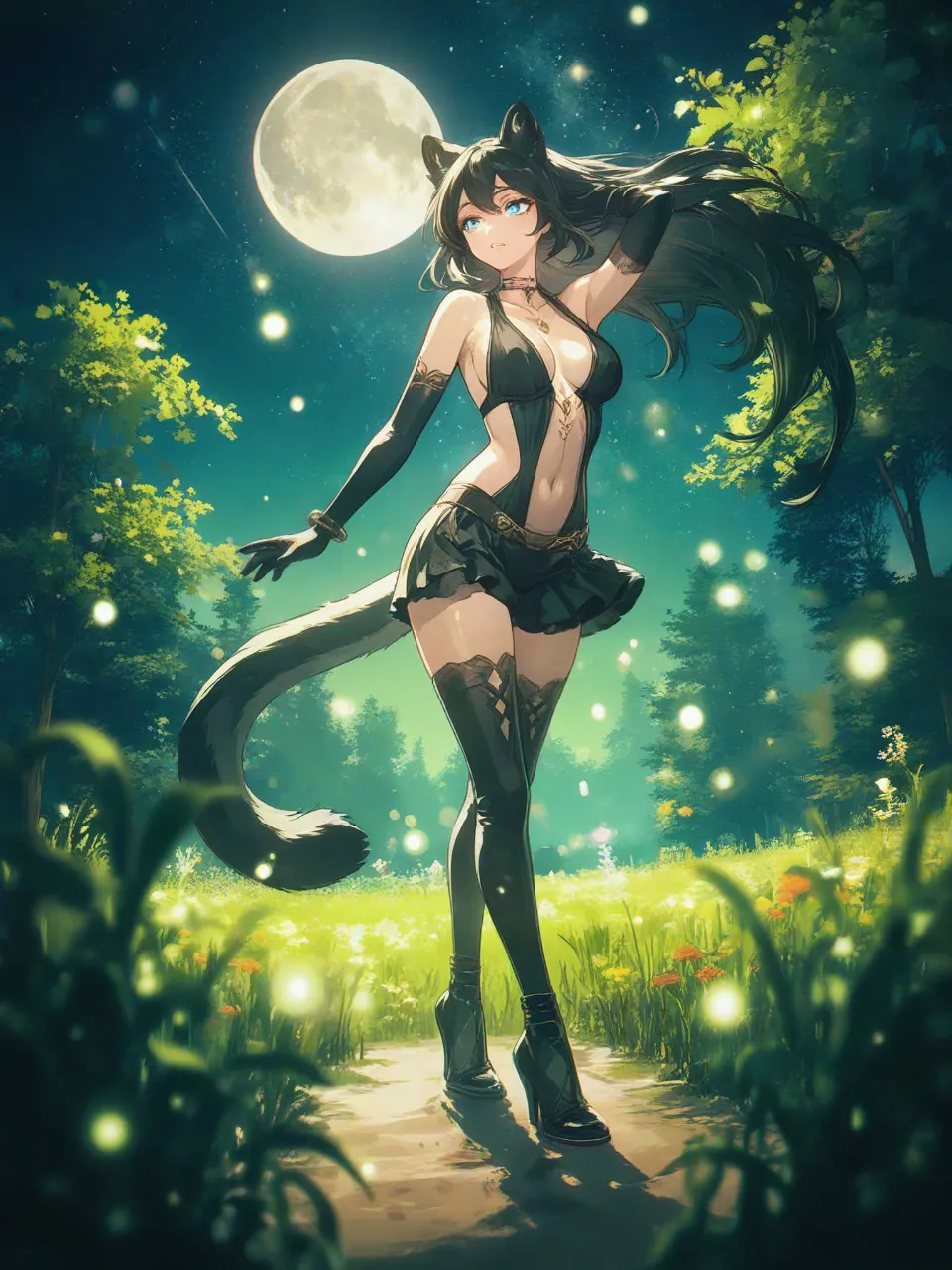 夜行性の黒ヒョウ girl♡