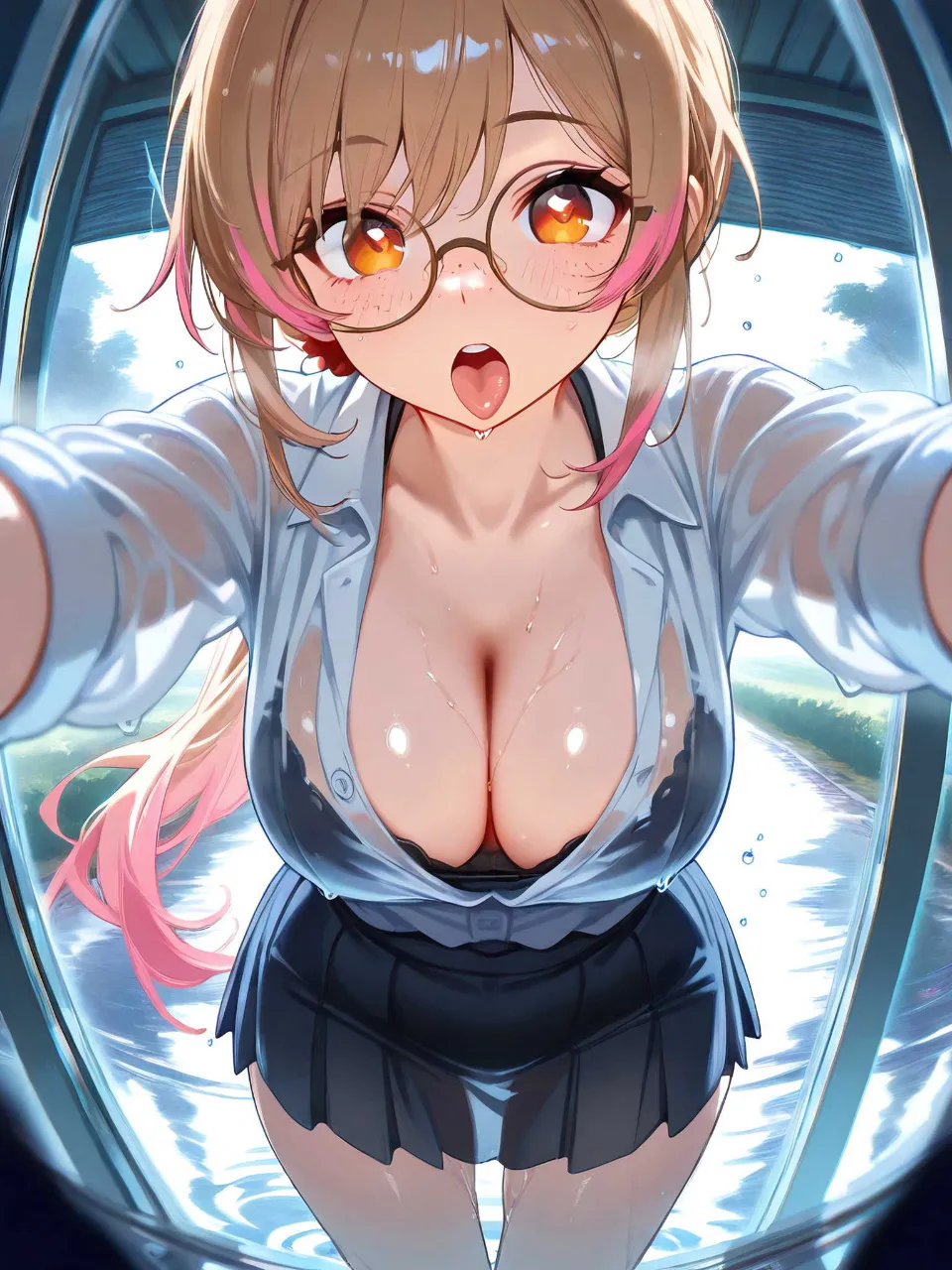 いつもと違う菜摘。