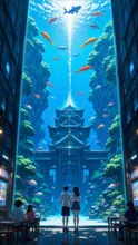 画像生成チャレンジ·水族館巡り の投稿作品