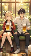 二人で宅飲み