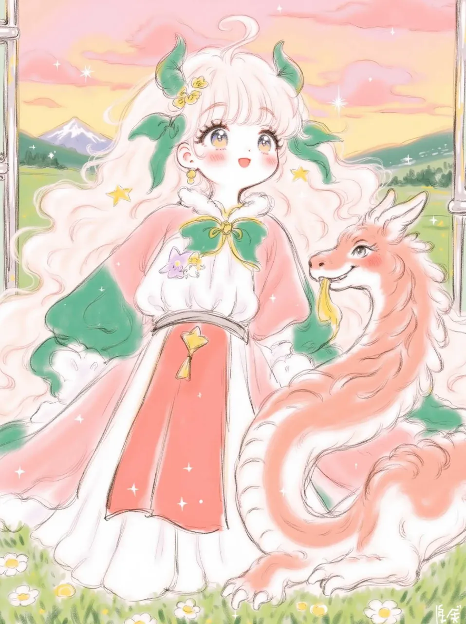 竜の少女 — 湯豆腐氷菓さんのAIイラスト
