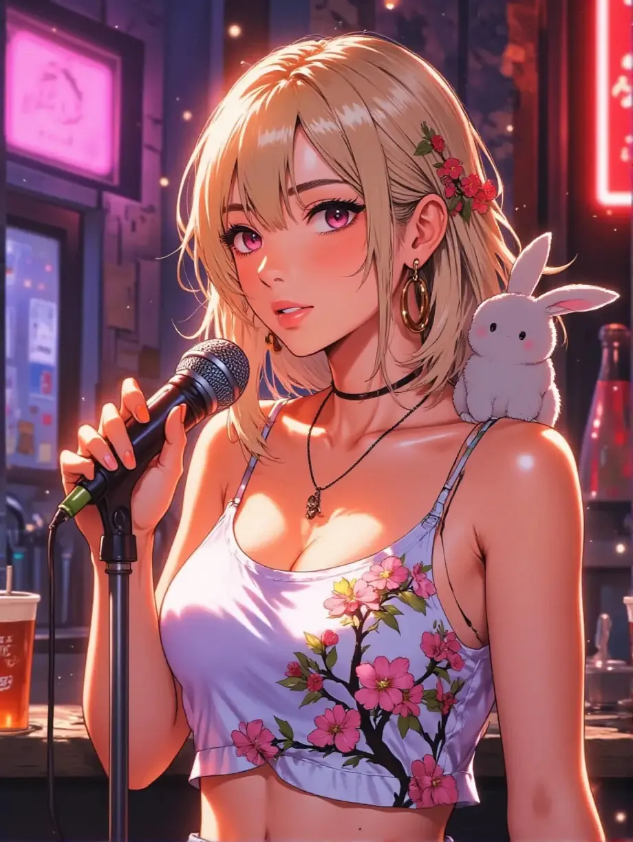 ギャルな紅夜さんと変わらぬ子うさぎ