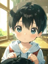 甘えてくる弟 — ひまじんさんのAIイラスト