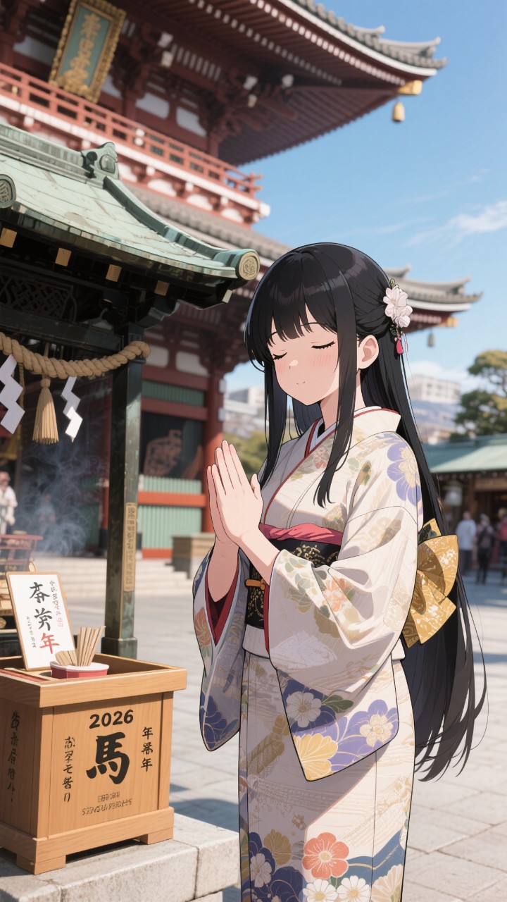 浅草寺で初詣