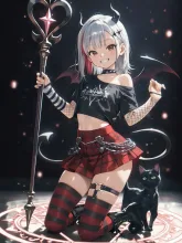 ラスト・オブ・マジカル・コンビのパンク娘と黒ニャンコ…銀