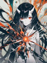 画像生成チャレンジ·黒髪少女 の投稿作品