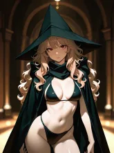 魔女 — 神在月さんのAIイラスト