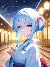 雪女 — 雪イラストのAIイラスト|SUPPART