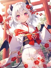 新しい年も、笑顔で福を招くよ。