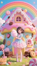 甘いお菓子の家