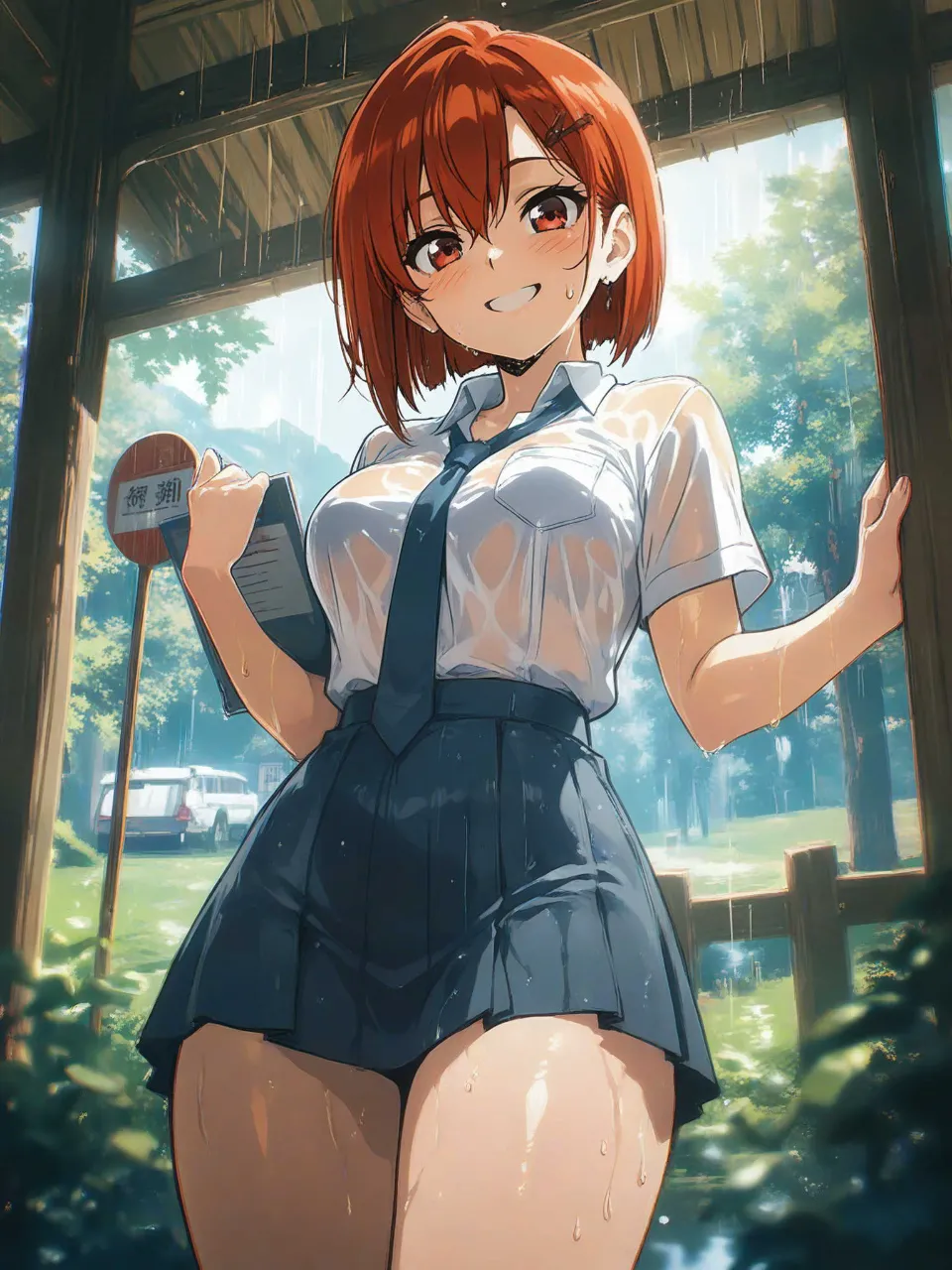 nontitle雨宿り